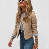 Camille Rousseau | Veste en tweed élégante pour femme