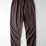 Chemise à col cubain en jacquard géométrique et pantalon droit en lin