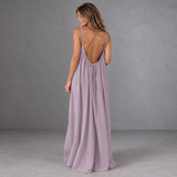 Robe nuisette dos nu - Violet