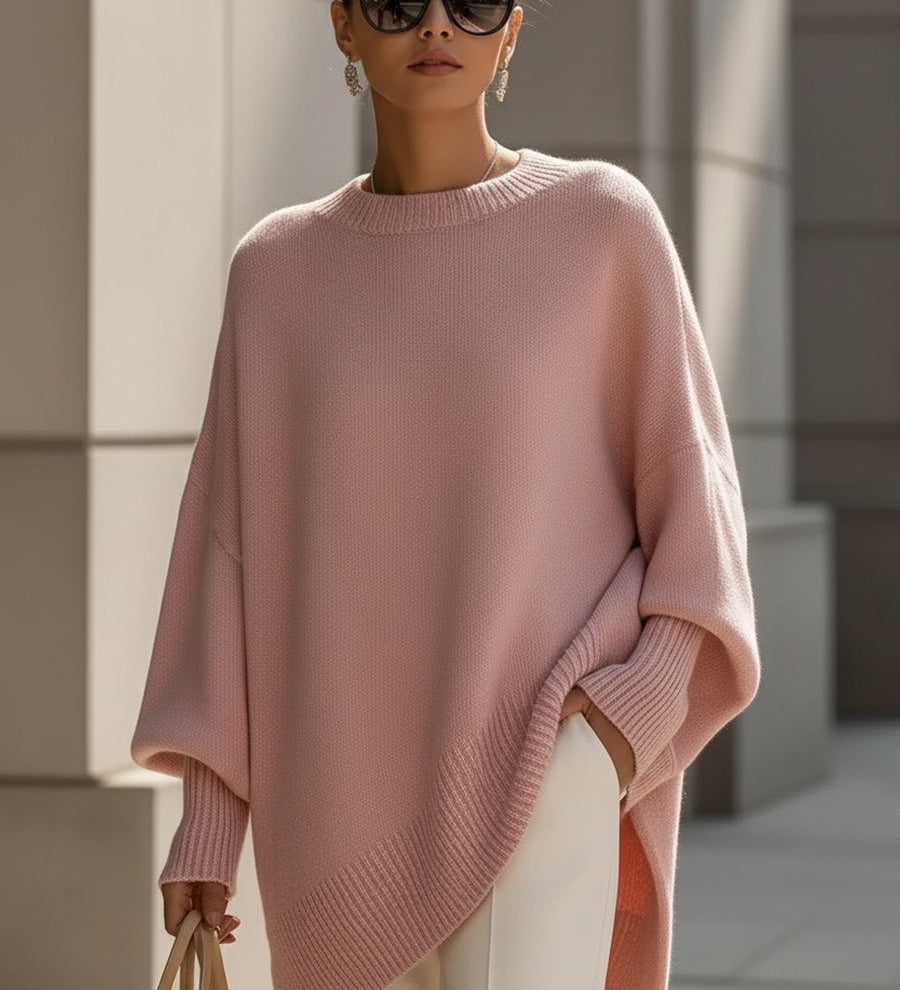Élodie | Pull oversize en mélange de laine