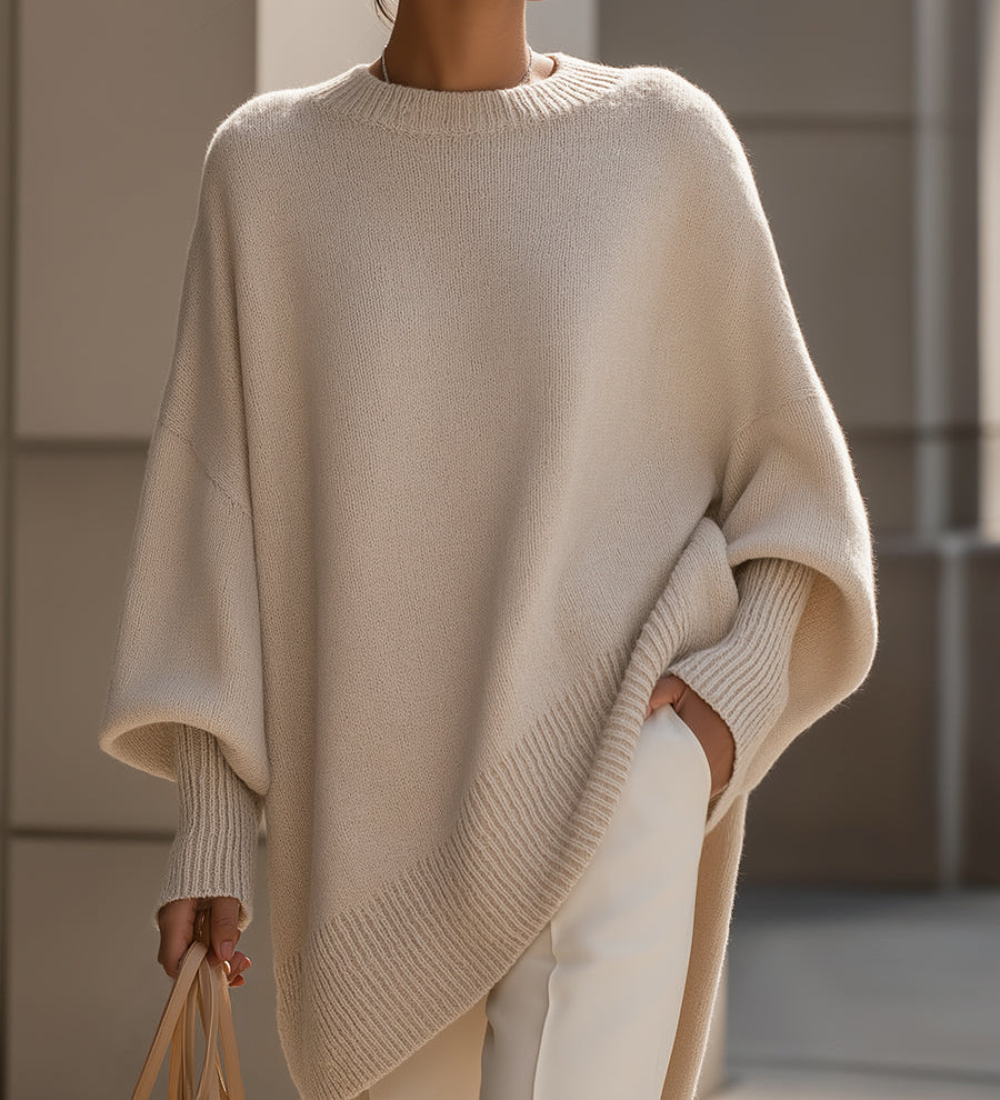 Élodie | Pull oversize en mélange de laine