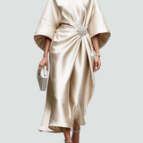 Robe longue élégante en satin Lona™