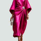 Robe longue élégante en satin Lona™