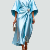 Robe longue élégante en satin Lona™