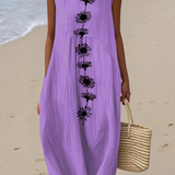 Robe midi Emma™ Violet Bloom