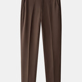 Polo gaufré à bordure contrastante et pantalon fuselé coupe slim
