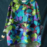 Grace | Chemise décontractée pour femme imprimée Forêt estivale