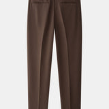 Polo en maille gaufrée à fermeture éclair contrastante et pantalon fuselé coupe slim
