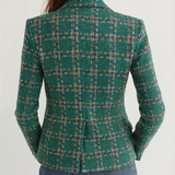 Blazer vintage à carreaux