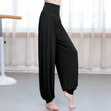 Pantalon de yoga et de danse style sarouel en modal uni Buddha Stones