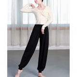 Pantalon de yoga et de danse style sarouel en modal uni Buddha Stones