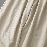 Pantalon sarouel décontracté uni pour femme avec poches Buddha Stones