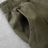 Pantalon sarouel décontracté uni pour femme avec poches Buddha Stones