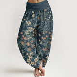 Pantalon sarouel à fleurs en coton Daisy