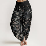 Pantalon sarouel à fleurs en coton Daisy