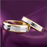Bague de couple Forever Love | Or
