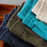 Pantalon sarouel décontracté uni pour femme avec poches Buddha Stones