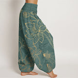 Pantalon sarouel en coton Lotus Koi