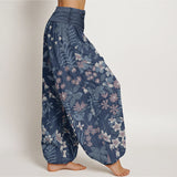 Pantalon sarouel à fleurs en coton Daisy