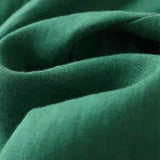 Pantalon large décontracté à taille haute avec poches et lacets Buddha Stones