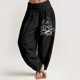 Pantalon harem OM Blooming Lotus