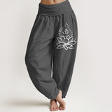 Pantalon harem OM Blooming Lotus
