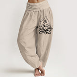 Pantalon harem OM Blooming Lotus
