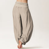 Pantalon sarouel feuilles de bambou