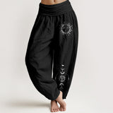 Pantalon sarouel Soleil Lune Étoiles