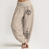 Pantalon sarouel Soleil Lune Étoiles