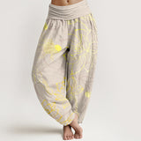 Pantalon sarouel en coton Lotus Koi