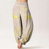 Pantalon sarouel en coton Lotus Koi