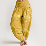 Pantalon sarouel en coton Lotus Koi
