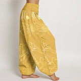 Pantalon sarouel en coton Lotus Koi