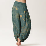 Pantalon sarouel en coton Lotus Koi