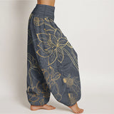 Pantalon sarouel en coton Lotus Koi