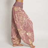 Pantalon sarouel en coton Lotus Koi