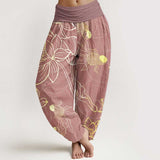 Pantalon sarouel en coton Lotus Koi