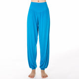 Pantalon de yoga et de danse style sarouel en modal uni Buddha Stones