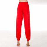 Pantalon de yoga et de danse style sarouel en modal uni Buddha Stones