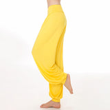 Pantalon de yoga et de danse style sarouel en modal uni Buddha Stones