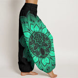 Pantalon en coton à motif mandala