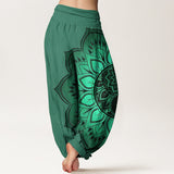 Pantalon en coton à motif mandala