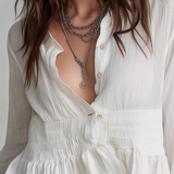 Blouse à taille smockée en tissu doux