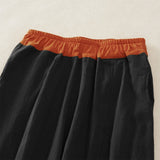 Pantalon harem décontracté de printemps pour femme, en coton uni, avec cordon de serrage et poches, Buddha Stones