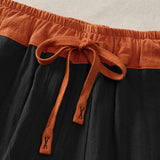 Pantalon harem décontracté de printemps pour femme, en coton uni, avec cordon de serrage et poches, Buddha Stones