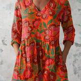 Marion | Blouse longue à encolure en V