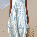 Robe midi à motifs feuillage Jolie™