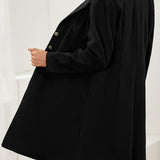 Elise Hartley | Manteau long cintré en mélange de laine pour femme
