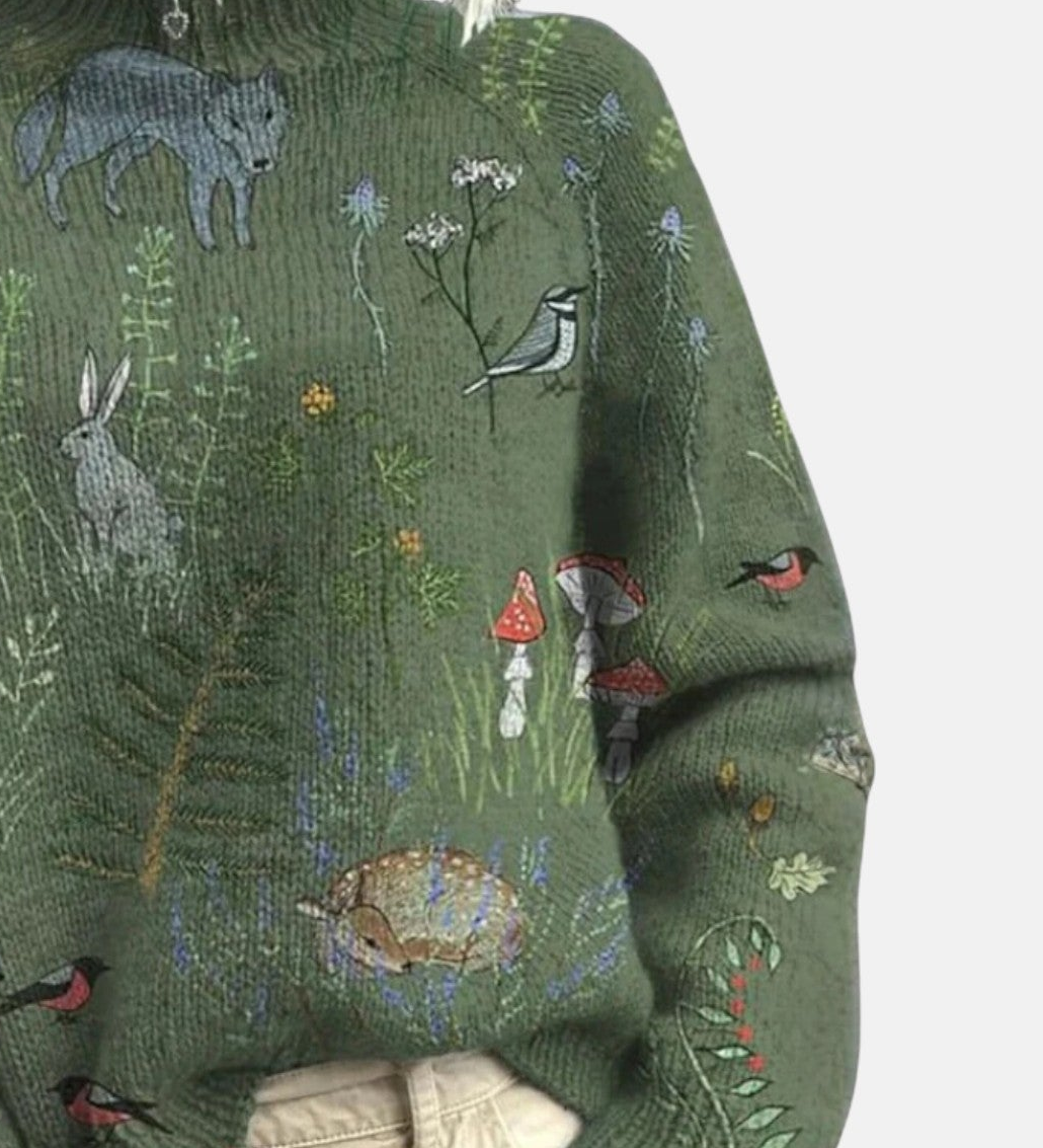 Aimelie | Pull élégant à col roulé